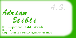 adrian stibli business card